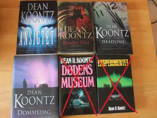 Dean Koontz Bogsamling 4 Bøger