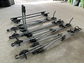 4 x Thule cykelholdet Freeride + tagbøjle