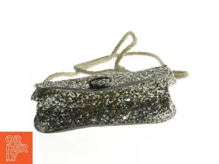 Glitter taske med skulderrem (str. 13x13 cm)