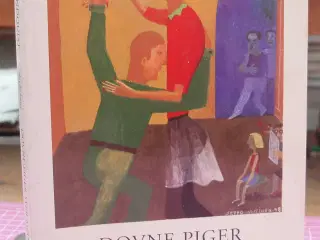 Dovne piger syer med lang tråd