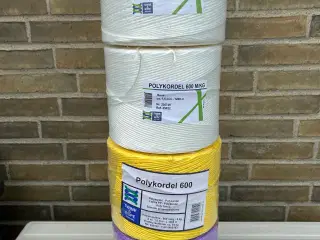 Polycordel 1200m i rulle brudstyrke 54kg