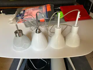 4 lamper 