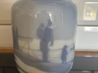 B&G vase Grønlands motiv (1.sortering)