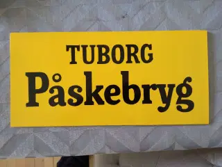 Håndmalet Tuborg Påskebryg skilt