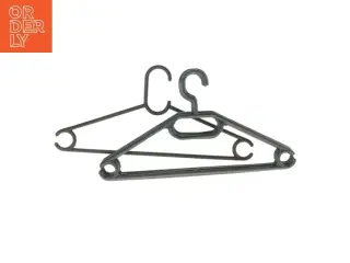 Sorte plastikbøjler (str. 40 x 21 cm)