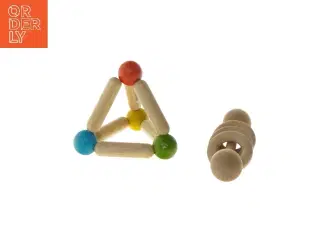 Trælege legetøj til børn fra PlanToys (str. 14 og 10x10x10 cm)