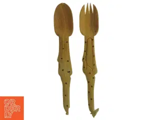Salatbestik i træ (str. Længde. 48 cm)