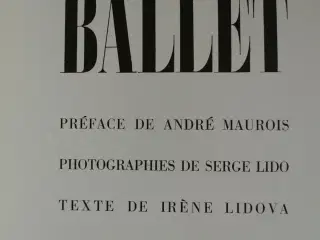 ballet no 1. fransk, photographies de serge lido, 