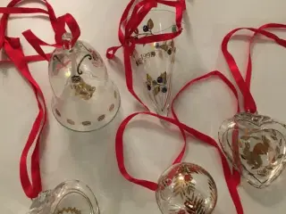 Bing & Grøndahl glas julepynt 