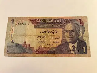 1 Dinar Tunisia 1972
