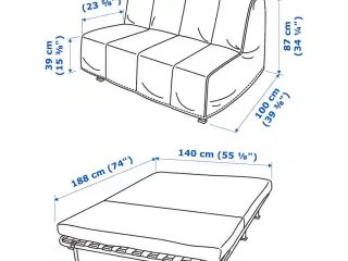 Sovesofa ikea lycksele lovas