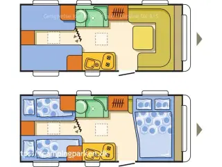 2011 - Adria Adora 512 UL   Veludstyret og velholdt vogn med enkeltsenge