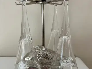 Flot snapseglas holder fra Ålborg akvavit 