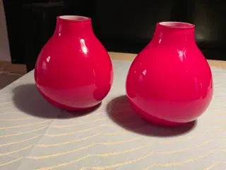 Holmegaard kuglevaser røde