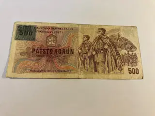 500 Korun Tjekkoslovakiet 1973