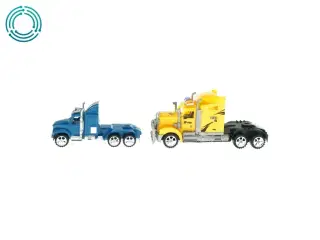 Legetøjs lastbiler (2 styks)