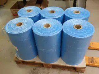 6 ruller MDPE planfolie - 590x0,015 mm - 42.000 Meter i alt