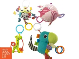 Sæt af babylegetøj med rangler (str. 16 cm)