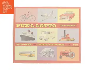 Puz'l Lotto Things That Go fra 4moredias (str. 28x23,5 cm)