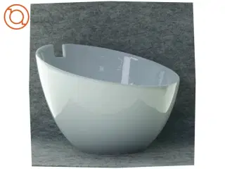 Stor hvid salatskål (str. 25 cm)