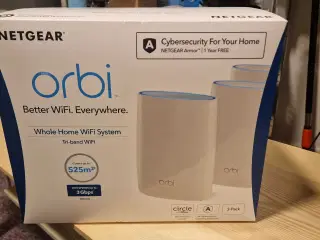 Netgear Orbi Mesh Router + 2 satellitter