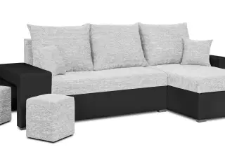 HUBERTUS2 Hjørnesofa med sovefunktion