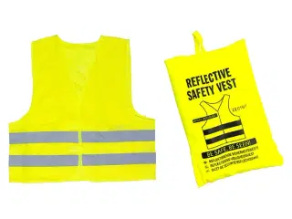 Allride SOS Support, Sikkerhedsvest gul, reflekterende,