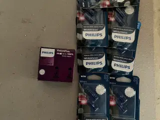 Blå positionspærer til bil + H7 pæresæt