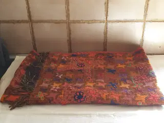 Sjal fineste uldsjal m broderi
