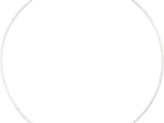 Metalring, diam. 15 cm, tykkelse 2 mm, hvid, 10stk./ 1 pk.