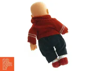 Dukke med tøj fra Minibaby (str. 20 x 11 cm)