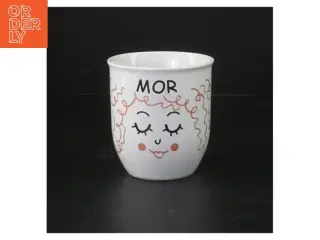 Krus med teksten &#39;MOR&#39; fra Det Gamle Apotek (str. 9 cm)