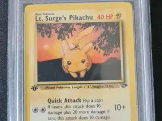 Lt. Surge's pikachu - 1st edition