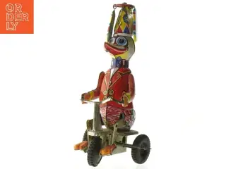 Vintage blik legetøjsand på cykel fra BLIO (str. 20 cm)