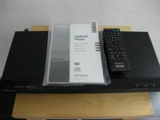 Sony DVP CD/DVD afspiller med fjernbetjening