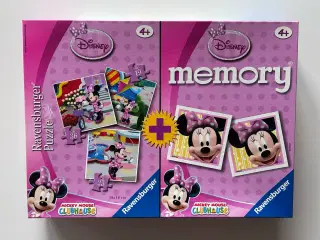 Puslespil+vendespil, Ravensburger Minnie Mouse 4+