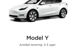 Tesla rabat på ny bil - 1750kr