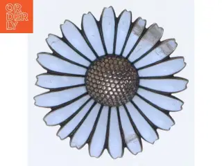 Vintage blomsterbroche (str. Ø 5 cm)