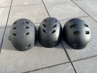 3 stk fine cykelhjelme 