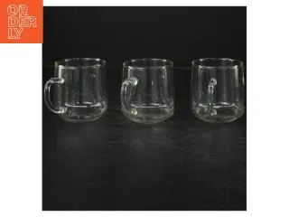 Glas krus med hank (str. Ø. 7 cm)
