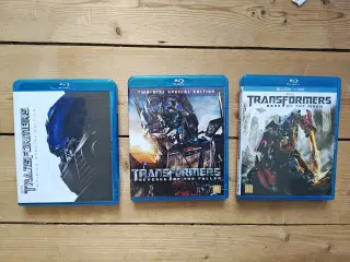 3 Stk Transformers Blu-Ray film bluray