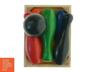 Trækegle- og kuglesæt (str. Højde af kegle. 11 cm)