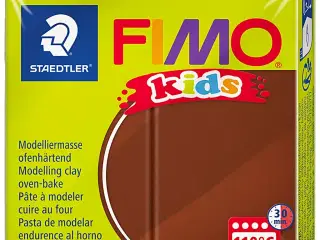 FIMO® Kids ler, brun - 42g kreativitet til børn