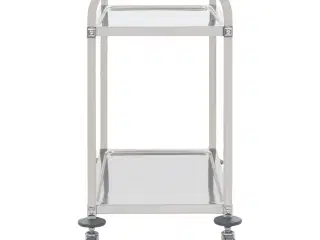 Køkkenvogn med 2 hylder 95x45x83,5 cm rustfrit stål