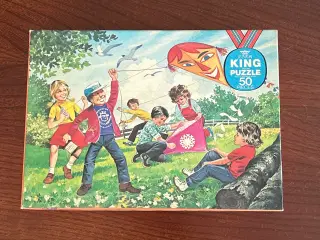 Puslespil, Børn flyver med drager, 50 brikker