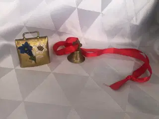 2 metal juleklokker 