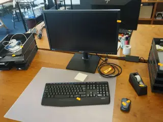 Skærm, mus og tastatur