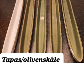 Tapas/olivenskåle 5 stk