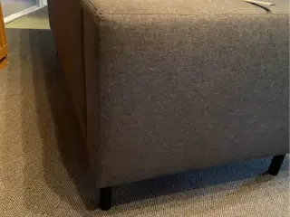 Grå stof sofa