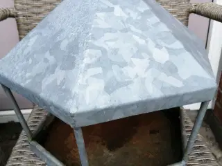 Zink sekskantet fuglehus 